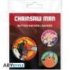 Pack de 3 Badges - Chainsaw Man, Pochita, Power - Chainsaw Man