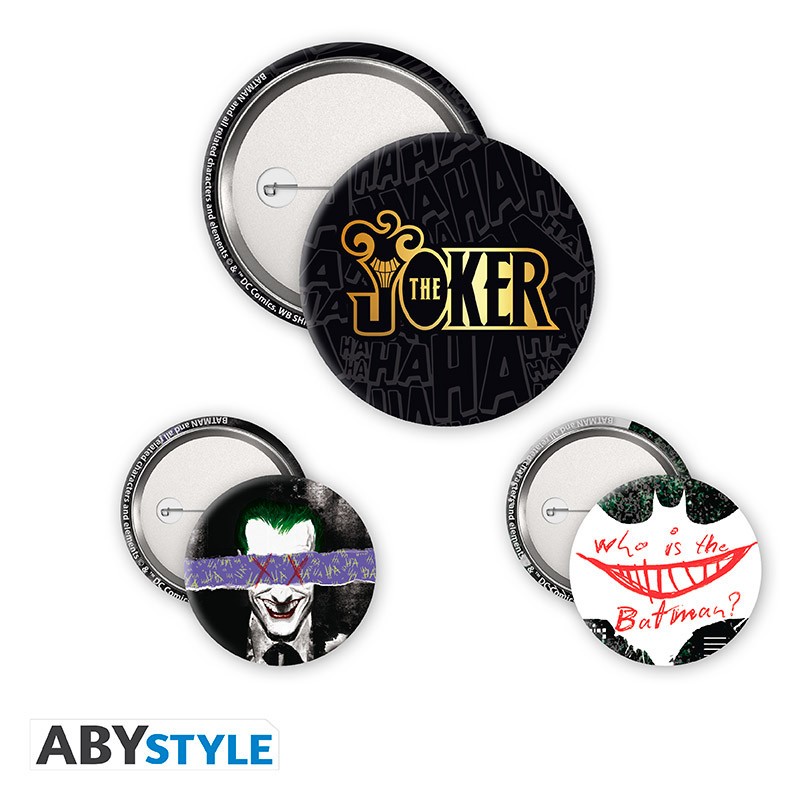 Pack de 3 Badges - Joker - Batman