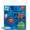 Pack de 3 Badges - Superman - Superman