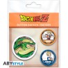 Pack de 3 Badges - Goku, Vegeta & Shenron - Dragon Ball Z