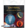 Pack de 3 Badges - Terre du Milieu - Le Seigneur des Anneaux