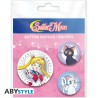 Pack de 3 Badges - Sailor Moon, Luna, Artemis - Naruto