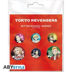Pack de 6 Badges - Gang du Toman - Tokyo Revengers