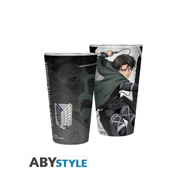 Verre XXL - L'attaque des Titans - Levi s.4