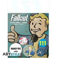 Pack de 6 Badges - Mix - Fallout