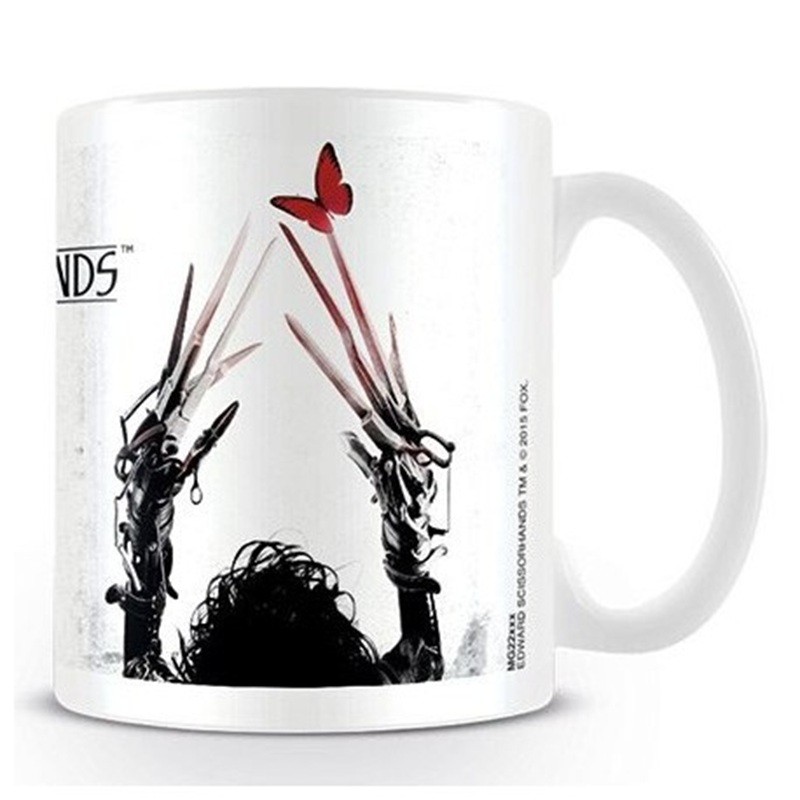 Mug - Papillons Rouge - Edward aux Mains d'Argent