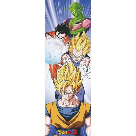 Poster de porte - Saiyans - Dragon Ball Z - Roulé & filmé