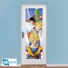 Poster de porte - Saiyans - Dragon Ball Z - Roulé & filmé