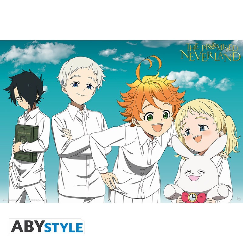 Poster - Trio - The Promised Neverland - Roulé & filmé