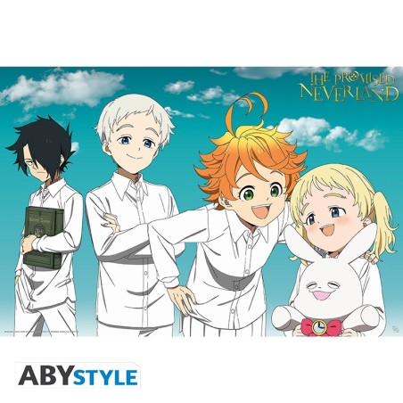 Poster - Trio - The Promised Neverland - Roulé & filmé