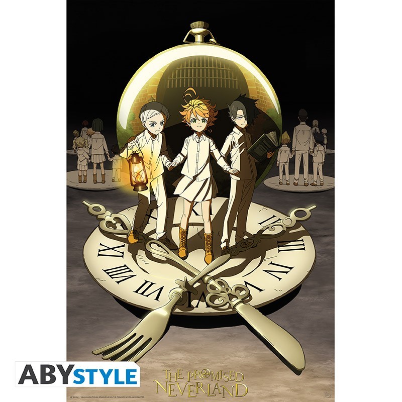 Poster - Groupe - The Promised Neverland - Roulé & filmé