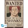 Poster - Wanted Shanks - One Piece - Roulé & filmé