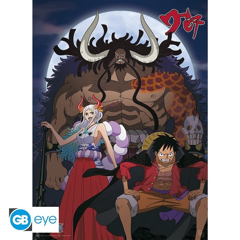 Poster - Luffy & Yamato vs Kaido - One Piece