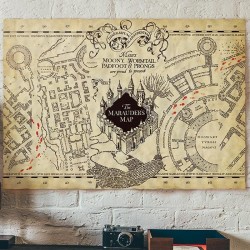 Poster Parchemin - Carte du Maraudeur - Harry Potter