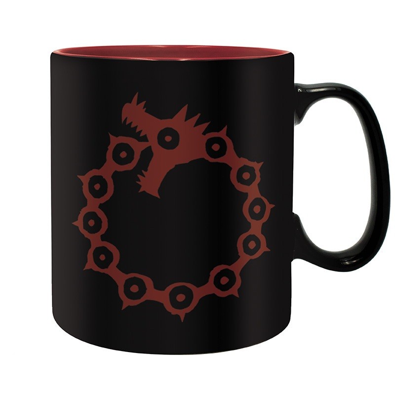 Mug - Symboles (Noir/Rouge) - Seven Deadly Sins