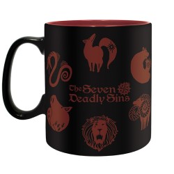 Mug - Symboles (Noir/Rouge) - Seven Deadly Sins
