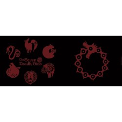 Mug - Symboles (Noir/Rouge) - Seven Deadly Sins