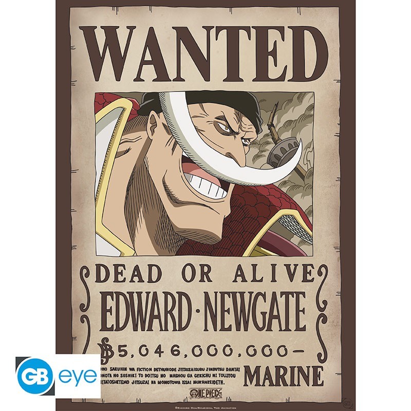 Poster - Edward Newgate Wanted - One Piece