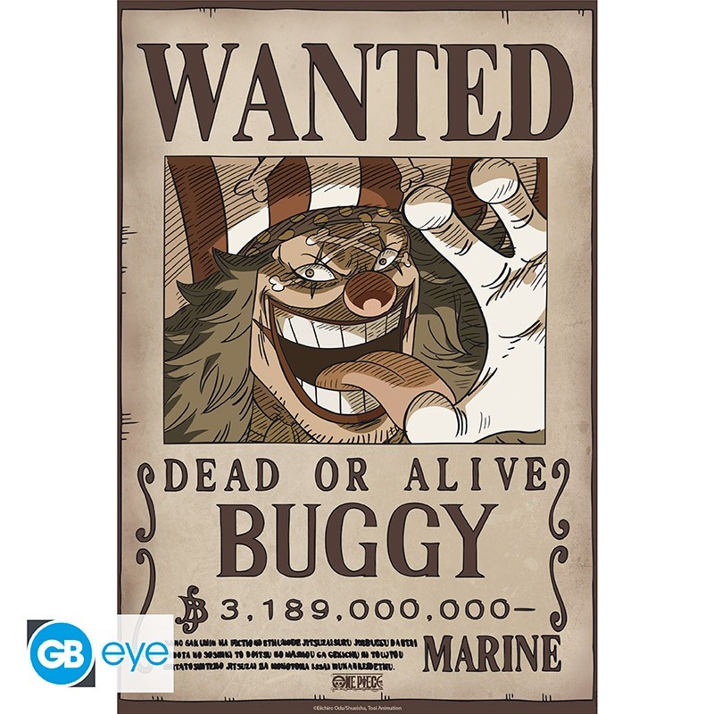 Poster - Baggy Wano Wanted - One Piece