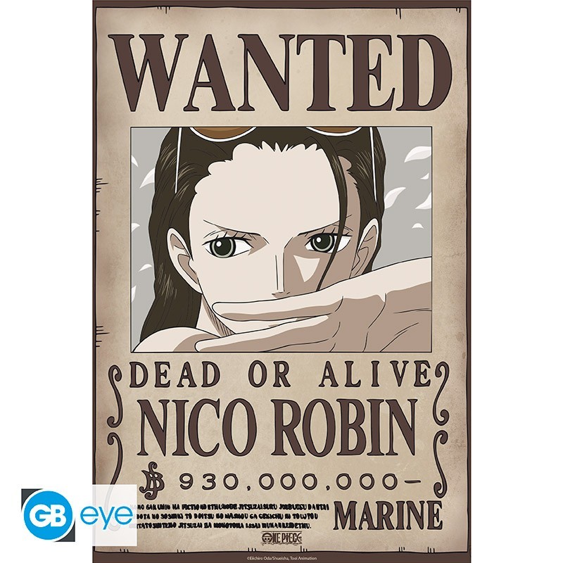 Poster - Nico Robin Wano Wanted - One Piece