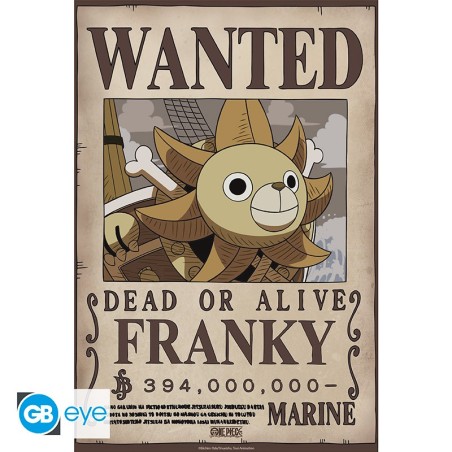 Poster - Franky Wano Wanted - One Piece