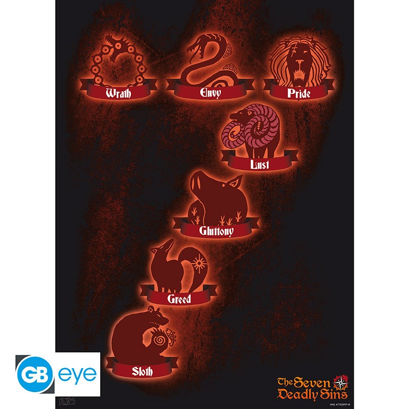 Poster - 7 Sins - Seven Deadly Sins