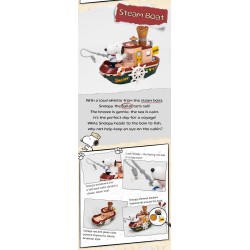 Set de Construction - Steam Boat - Snoopy