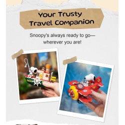 Set de Construction - Steam Boat - Snoopy