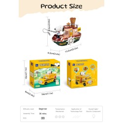 Set de Construction - Steam Boat - Snoopy