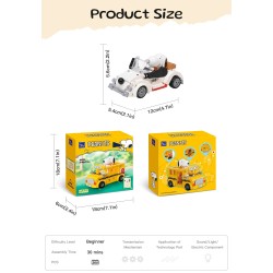 Set de Construction - Roadster - Snoopy