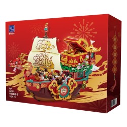 Set de Construction - Navire du Dragon de la Fortune