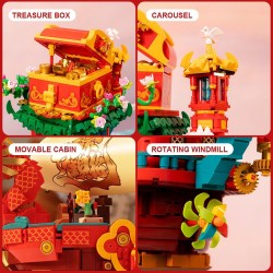 Set de Construction - Navire du Dragon de la Fortune