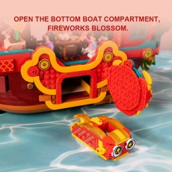 Set de Construction - Navire du Dragon de la Fortune