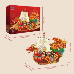 Set de Construction - Navire du Dragon de la Fortune