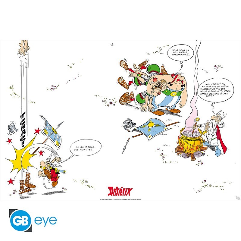 Poster - Page de Garde - Astérix - Roulé & filmé