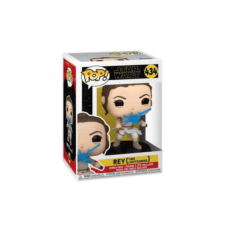 Rey w/2 Light Sabers - Star Wars (434) - POP Movie