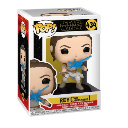 Rey w/2 Light Sabers - Star Wars (434) - POP Movie