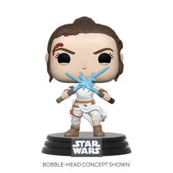 Rey w/2 Light Sabers - Star Wars (434) - POP Movie