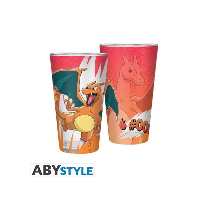 Boîte abîmée - Verre XXL - Dracaufeu - Pokemon