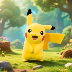 Pikachu (Flocké) - Pokemon - Q-version