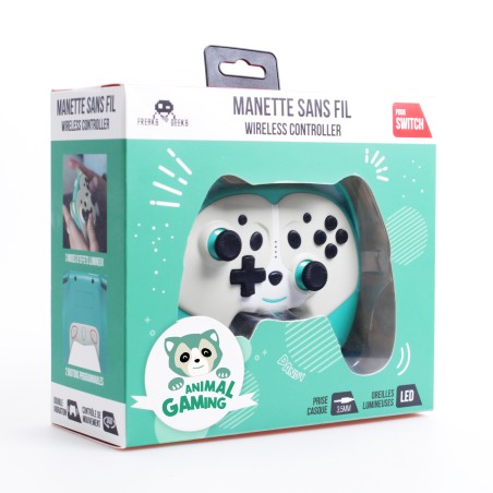 Manette sans fil Doggy - Switch - Pandy Verte