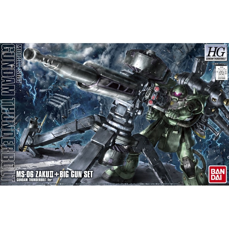 High Grade - Zaku II + Big Gun - Gundam : Thunderbolt