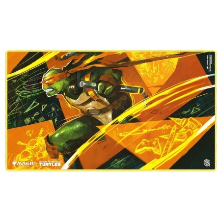 Tapis de Jeu - Michelangelo's Technique - Magic : The Gathering : Teenage Mutant Ninja Turtles