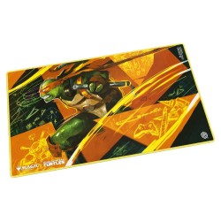 Tapis de Jeu - Michelangelo's Technique - Magic : The Gathering : Teenage Mutant Ninja Turtles