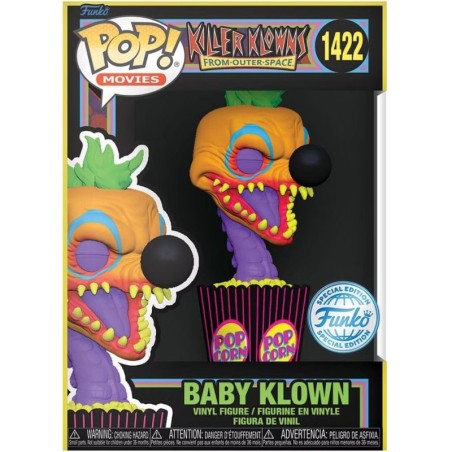 Baby Klown (Blacklight) - Killer Klowns from Outer Space (1422) - POP Movies