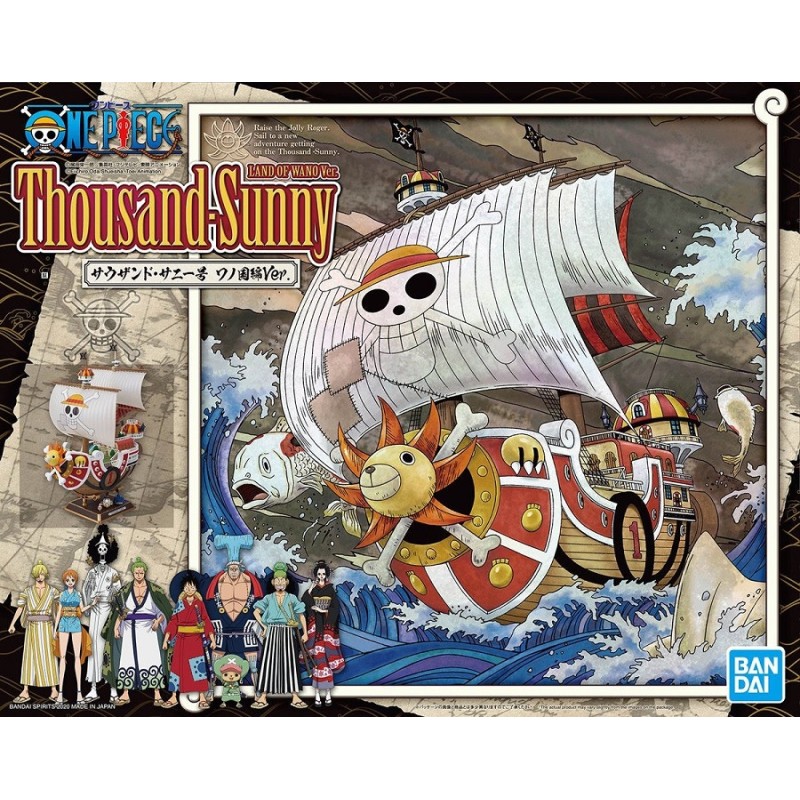 Boîte abîmée - Grand Ship Collection - Thousand Sunny + équipage (Ver. Land of Wano) - One Piece