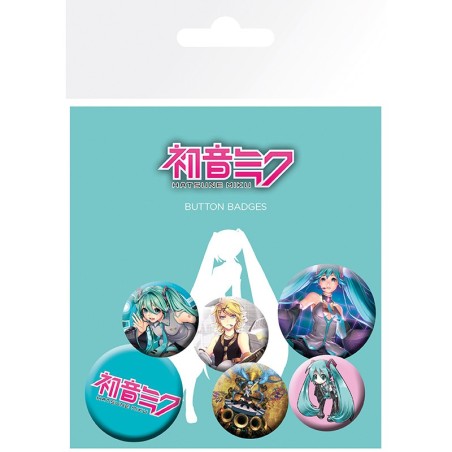 Set de Pin's - Hatsune Miku - Vocaloïd