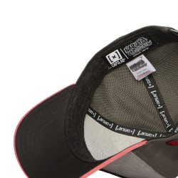 Casquette Trucker Premium - Kakashi Sharingan (Rouge/Gris) - Naruto Shippuden - U Unisexe 