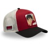 Casquette Trucker - Luffy Fâché (Noir/Rouge) - One Piece - U Unisexe 