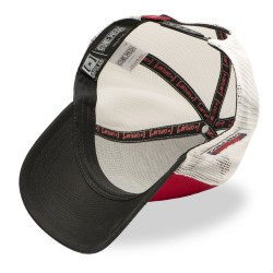 Casquette Trucker - Luffy Fâché (Noir/Rouge) - One Piece - U Unisexe 
